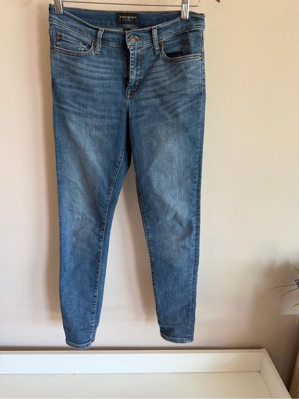 Banana Republic Sculpt Skinny Jeans Womens 27/4 Medium Wash Denim Blue